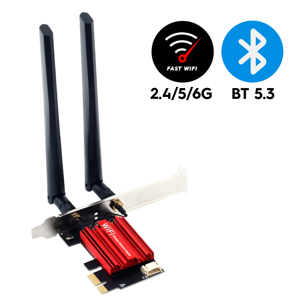 5400Mbps WiFi 7 RAIDER PCI-E + BT